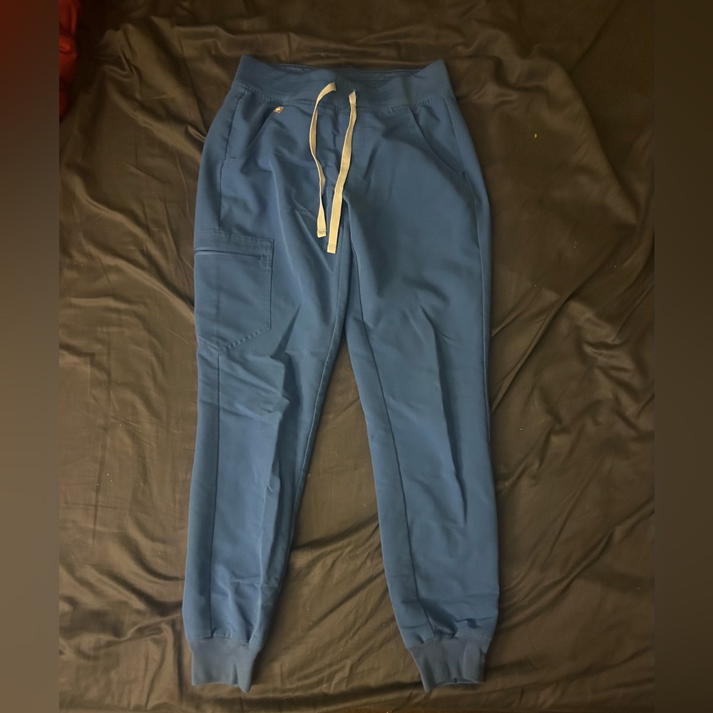 Royal blue jogger scrubs